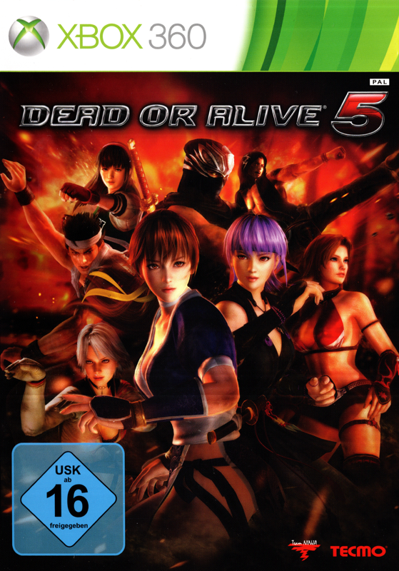 Dead or Alive 5 box art for Xbox 360